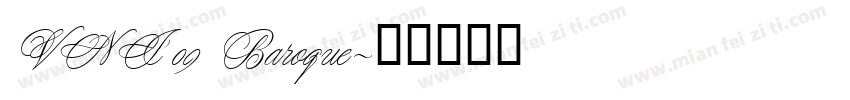 VNI 09 Baroque字体转换